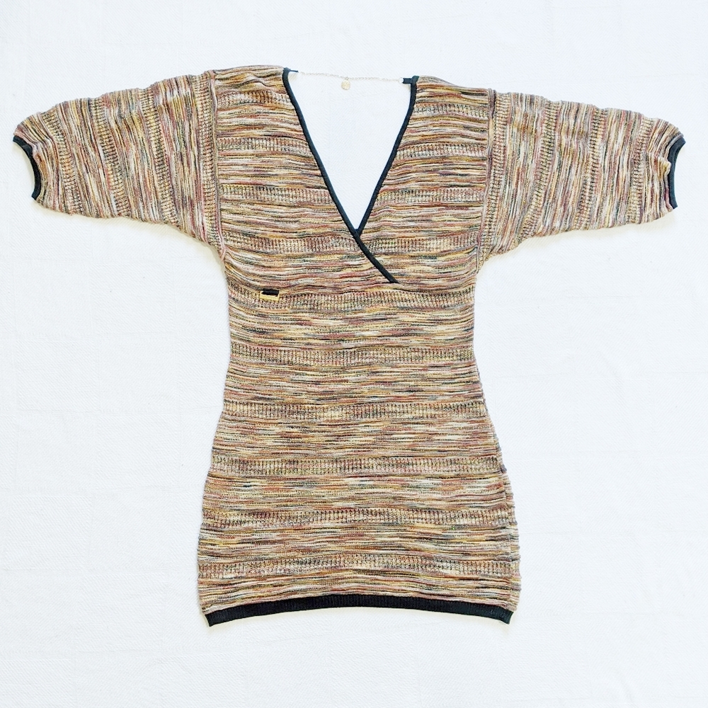 Rocawear Choker Sweater Dress In Sparkly Knit